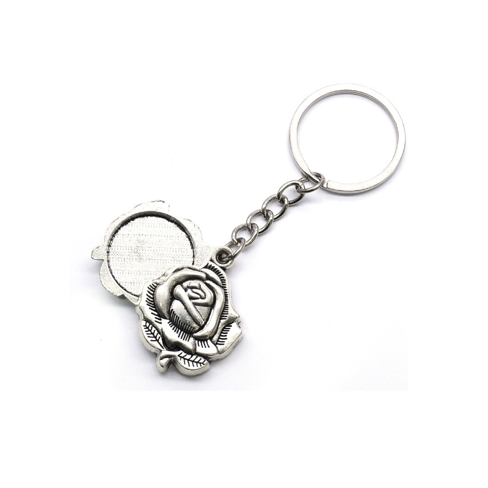 Wholesale Metal Rosary Our Lady and Father Keychain